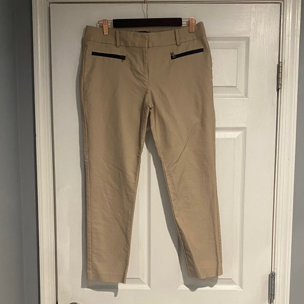 Ann Taylor Tan Ankle Pants